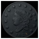 1822 Coronet Head Large Cent HIGH GRADE