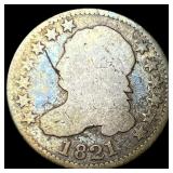 1821 Silver Capped Bust Dime NICELY CIRCULATED