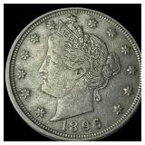 1896 Liberty Head Nickel NEARLY UNCIRCULATED