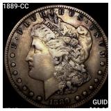 1889-CC Morgan Silver Dollar NEARLY UNCIRCULATED
