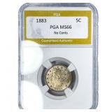 1883 Liberty Victory Nickel PGA MS66 No Cents