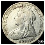 1900 Great Britain Silver 1 Shilling