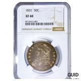 1831 Capped Bust Half Dollar NGC XF40