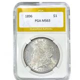 1896 Morgan Silver Dollar PGA MS65