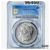 1881-S Morgan Silver Dollar PCGS AU58