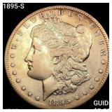 1895-S Morgan Silver Dollar NEARLY UNCIRCULATED