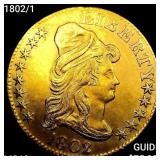 1802/1 $5 Gold Half Eagle UNCIRCULATED
