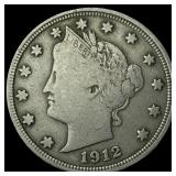 1912 Liberty Head Nickel LIGHTLY CIRCULATED