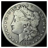 1890-CC Silver Morgan Dollar LIGHTLY CIRCULATED