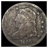 1836 Capped Bust Half Dime LIGHTLY CIRCULATED LIG
