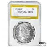 1904-O Morgan Silver Dollar PGA MS64 DMPL