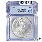 1999 Silver Eagle ICG MS69+