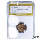 1895 Indian Head Cent PGA MS66+ BN