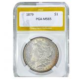 1879 Morgan Silver Dollar PGA MS65