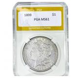 1899 Morgan Silver Dollar PGA MS61