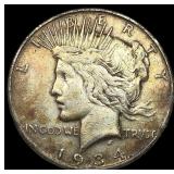 1934-S Peace Silver Dollar NEARLY UNCIRCULATED N
