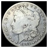 1892-S Silver Morgan Dollar NICELY CIRCULATED NIC