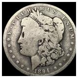 1894-O Silver Morgan Dollar NICELY CIRCULATED NIC