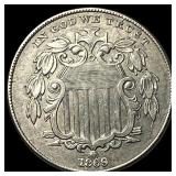 1869 Shield Nickel UNCIRCULATED UNCIRCULATED