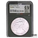 2013 Silver Eagle NGC MS9.9 Vaultbox Series 5