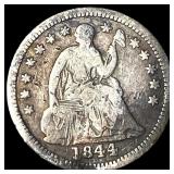 1844-O Silver Seated Liberty Half Dime NICELY CI