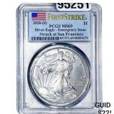 2020[S] Silver Eagle PCGS MS69 Emergancy Issue