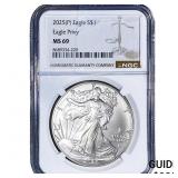 2025[P] Silver Eagle NGC MS69 Privy