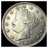 1906 Liberty Head Nickel UNCIRCULATED
