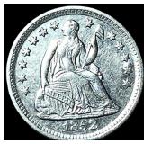 1852-O Silver Seated Liberty Half Dime CLOSELY UNC
