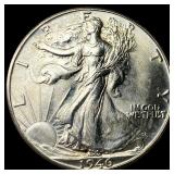 1946-D Silver Walking Liberty Half Dollar CHOICE