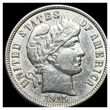 1915 Silver Barber Dime CLOSELY UNCIRCULATED