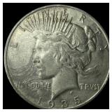 1935-S Silver Peace Dollar LIGHTLY CIRCULATED