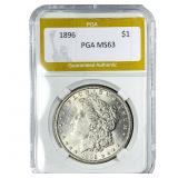 1896 Morgan Silver Dollar PGA MS63