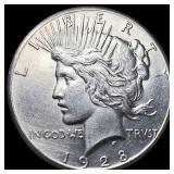 1928 Silver Peace Dollar UNCIRCULATED