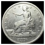 1876-S Silver Trade Dollar LIGHTLY CIRCULATED