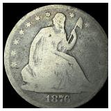 1876 Seated Liberty Half Dollar NICELY CIRCULATED