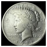 1921 Silver Peace Dollar LIGHTLY CIRCULATED