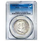1954-D Franklin Half Dollar PCGS MS64 FBL
