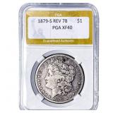 1891-O Morgan Silver Dollar PGA MS63