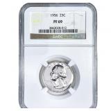 1956 Washington Silver Quarter NGC PF69