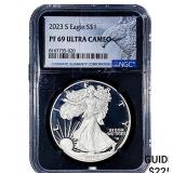 2023-S Silver Eagle NGC PF69 Ultra Cameo