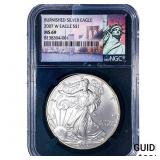 2007-W Silver Eagle NGC MS69 Burnished