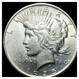 1925 Silver Peace Dollar CLOSELY UNCIRCULATED CLO