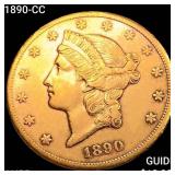 1890-CC Liberty Head Dollar HIGH GRADE