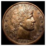 1901-S Barber Half Dollar HIGH GRADE