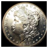 1904-S Morgan Silver Dollar CHOICE BU PL