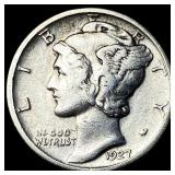 1927-D Silver Mercury Dime CLOSELY UNCIRCULATED