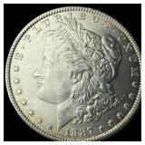 1887 Morgan Silver Dollar GEM BU