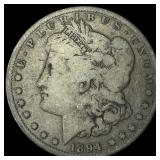 1894-S Silver Morgan Dollar NICELY CIRCULATED
