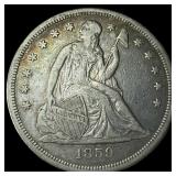 1859-O Silver Dollar NEARLY UNCIRCULATED